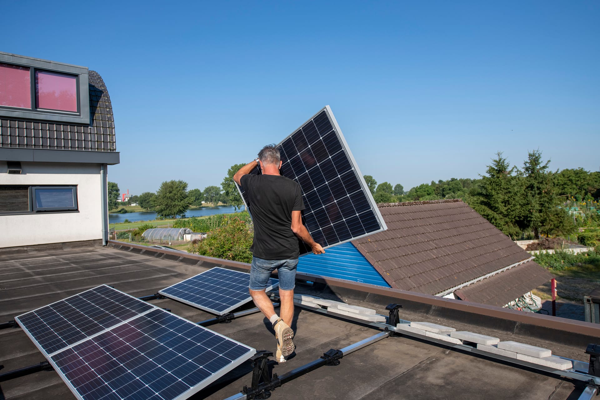 solar panel installation in Dudley 6 Random Image