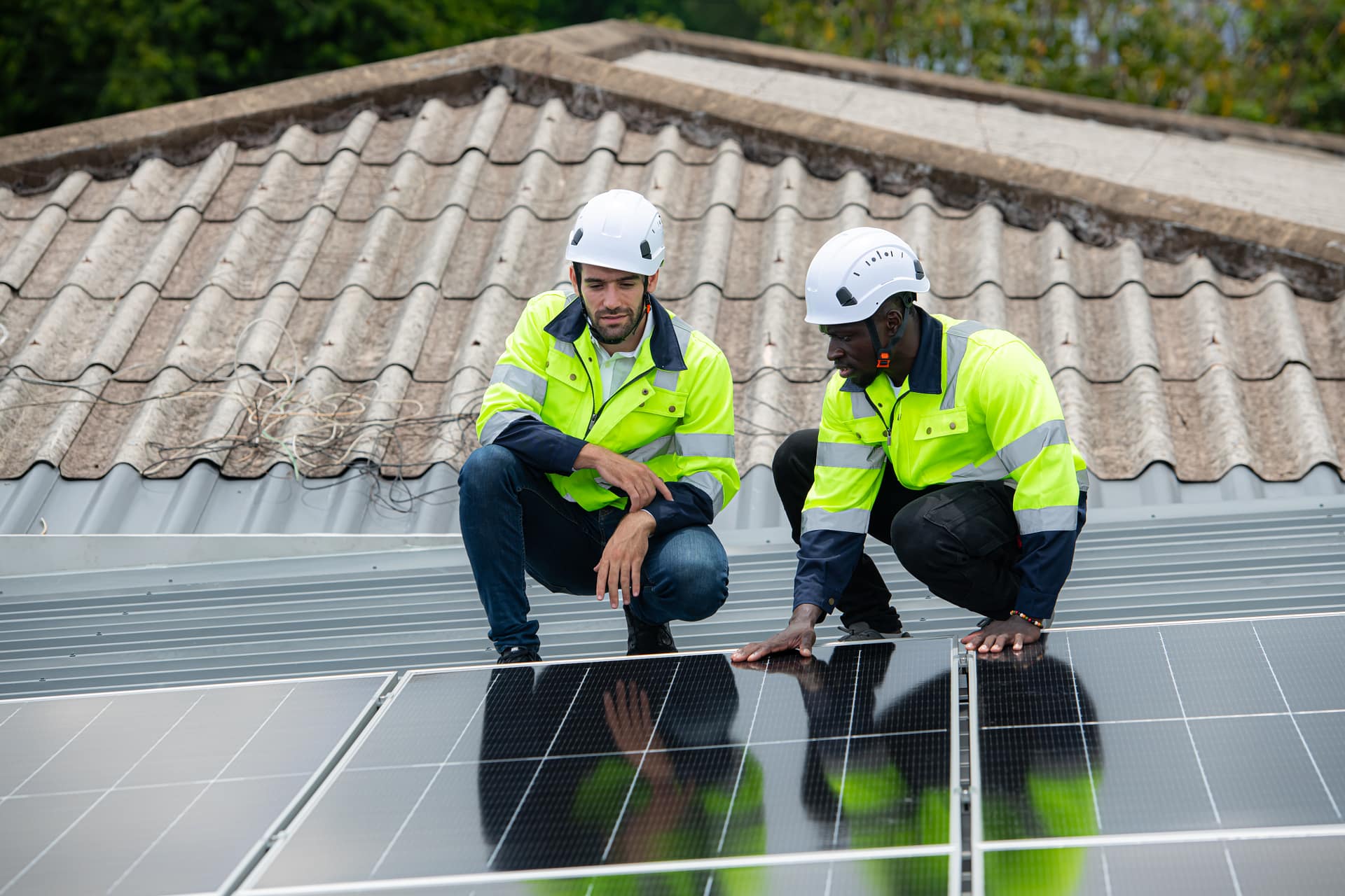 commercial solar panels in Batley 3 Random Image